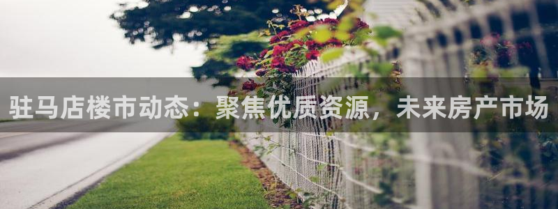 新宝rc_5w：驻马店楼市动态：聚焦优质资源，未来房产市场