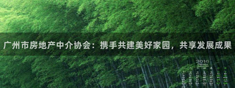 新宝5d：广州市房地产中介协会：携手共建美好家园，共享发展成