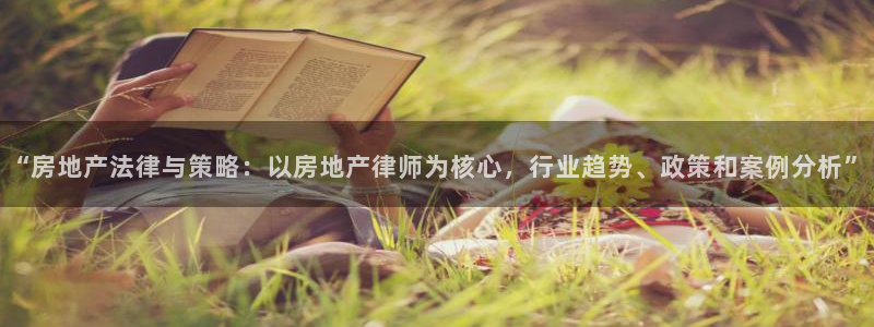 新宝5手机版登录：“房地产法律与策略：以房地产律师为核心，行