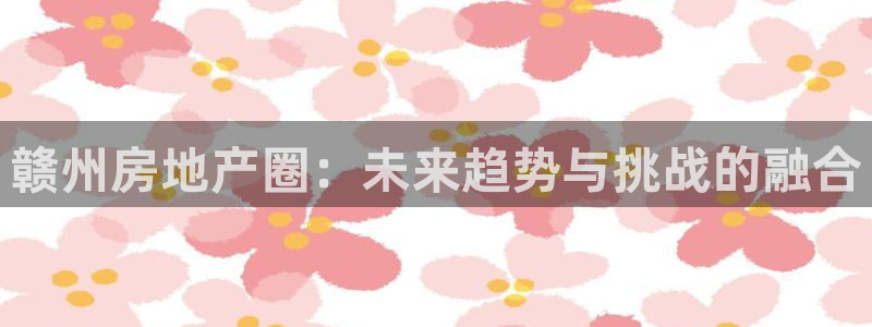新宝5找找74OOO5：赣州房地产圈：未来趋势与挑战的融合