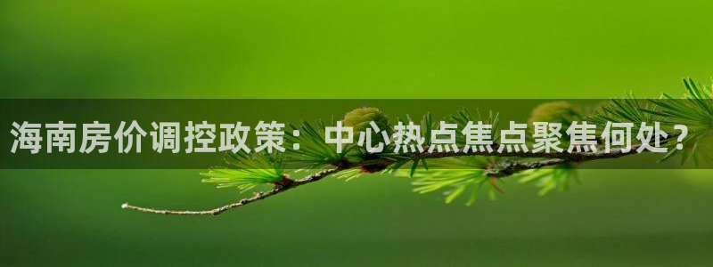 新宝5登录界面：海南房价调控政策：中心热点焦点聚焦何处？