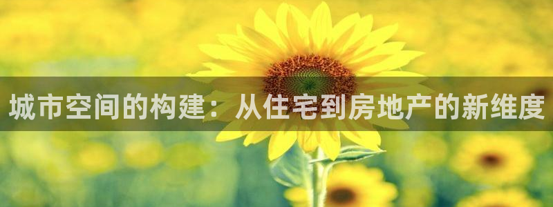 新宝5首页：城市空间的构建：从住宅到房地产的新维度