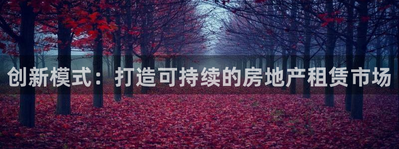 新宝5吕74OOO5：创新模式：打造可持续的房地产租赁市场