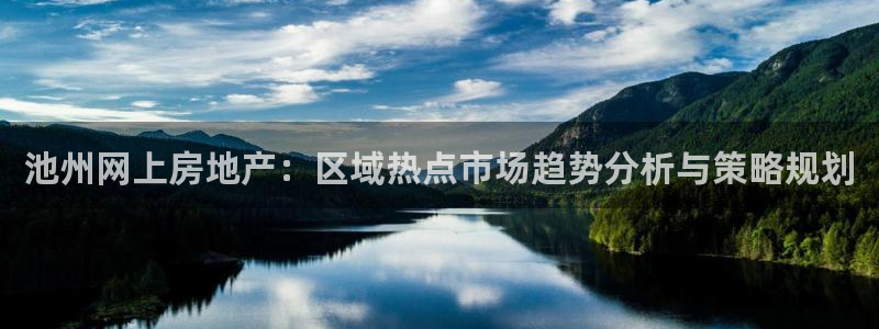 新宝5娱乐招商：池州网上房地产：区域热点市场趋势分析与策略规