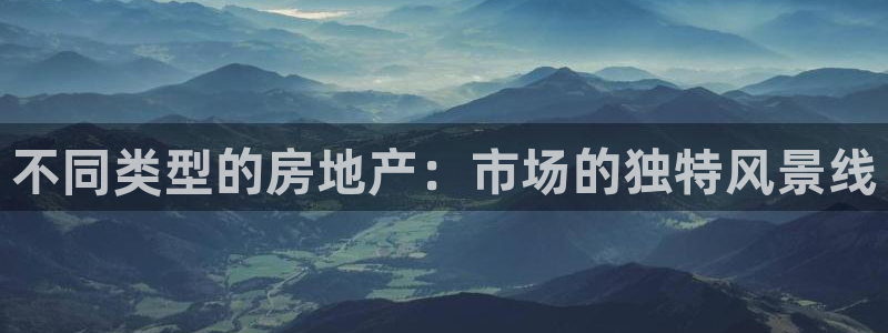 新宝5app：不同类型的房地产：市场的独特风景线