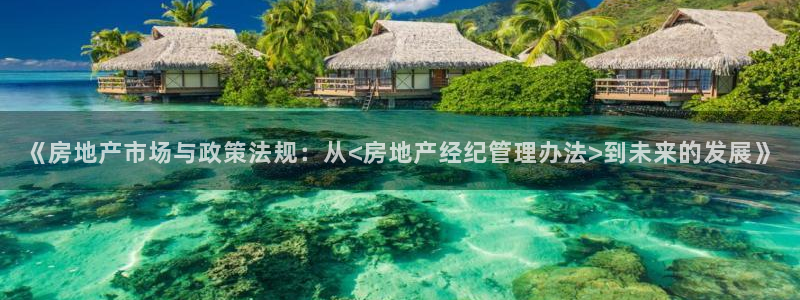 新宝5 代理：《房地产市场与政策法规：从<房地产经纪管理办法