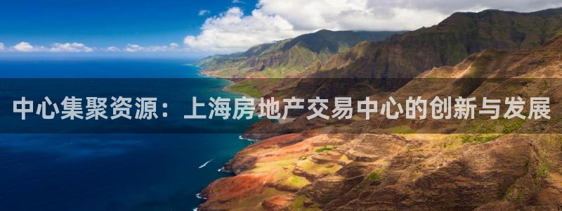 新宝5注册流程：中心集聚资源：上海房地产交易中心的创新与发展