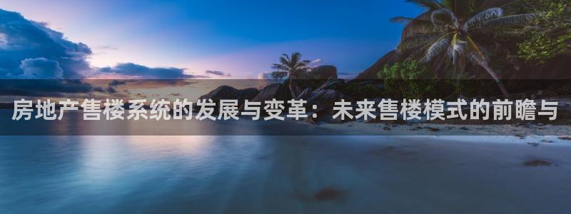 新宝5侹刔：房地产售楼系统的发展与变革：未来售楼模式的前瞻与