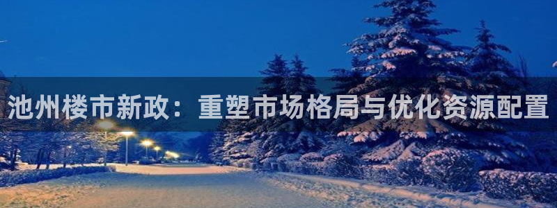 新宝5吕74OOO5：池州楼市新政：重塑市场格局与优化资源配