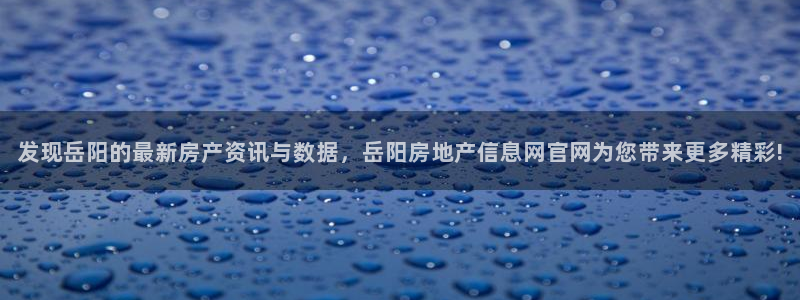 新宝5网：发现岳阳的最新房产资讯与数据，岳阳房地产信息网官网