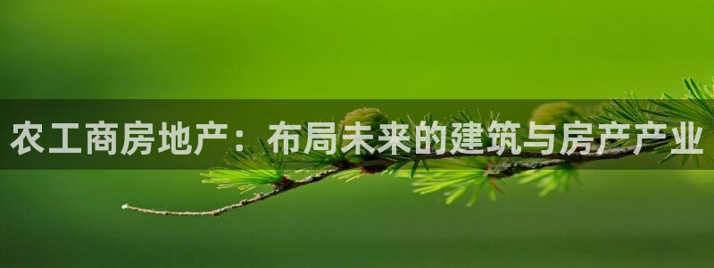 新宝5登陆：农工商房地产：布局未来的建筑与房产产业