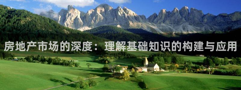 新宝 5测速：房地产市场的深度：理解基础知识的构建与应用