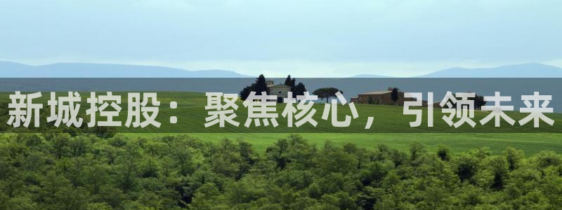 新宝5测试：新城控股：聚焦核心，引领未来