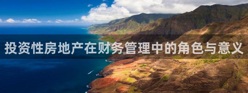 新宝5娱乐注册：投资性房地产在财务管理中的角色与意义