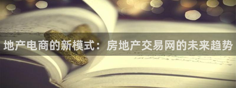 新宝5日谢29999：地产电商的新模式：房地产交易网的未来趋