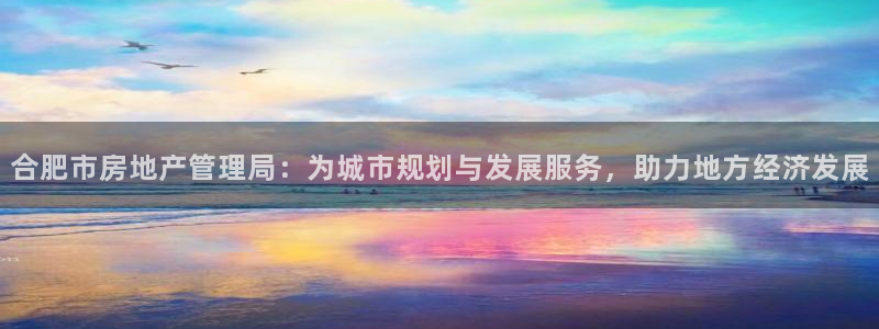 新宝5户端：合肥市房地产管理局：为城市规划与发展服务，助力地